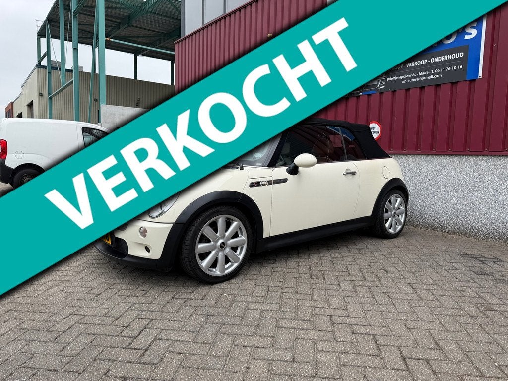 Mini Cabrio Cooper S Sidewalk|NIEUWE APK|LIEFHEBBERS AUTO|, Auto's, Mini, Voorwielaandrijving, Gebruikt, 4 cilinders, Cabriolet