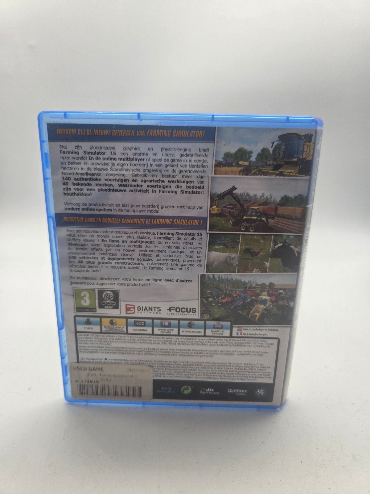 Farming Simulator 15 PS4 - Landbouw Simulatie Game, Spelcomputers en Games, Online, Gebruikt, Giants Software GmbH, Industriestrasse 10, 8302 Kloten, Zwitserland