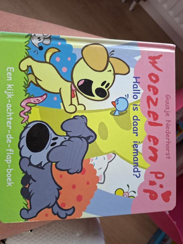 Woezel en pip een kijk-achter-de-flap-boek, Ophalen of Verzenden, Gebruikt, Taal en Lezen