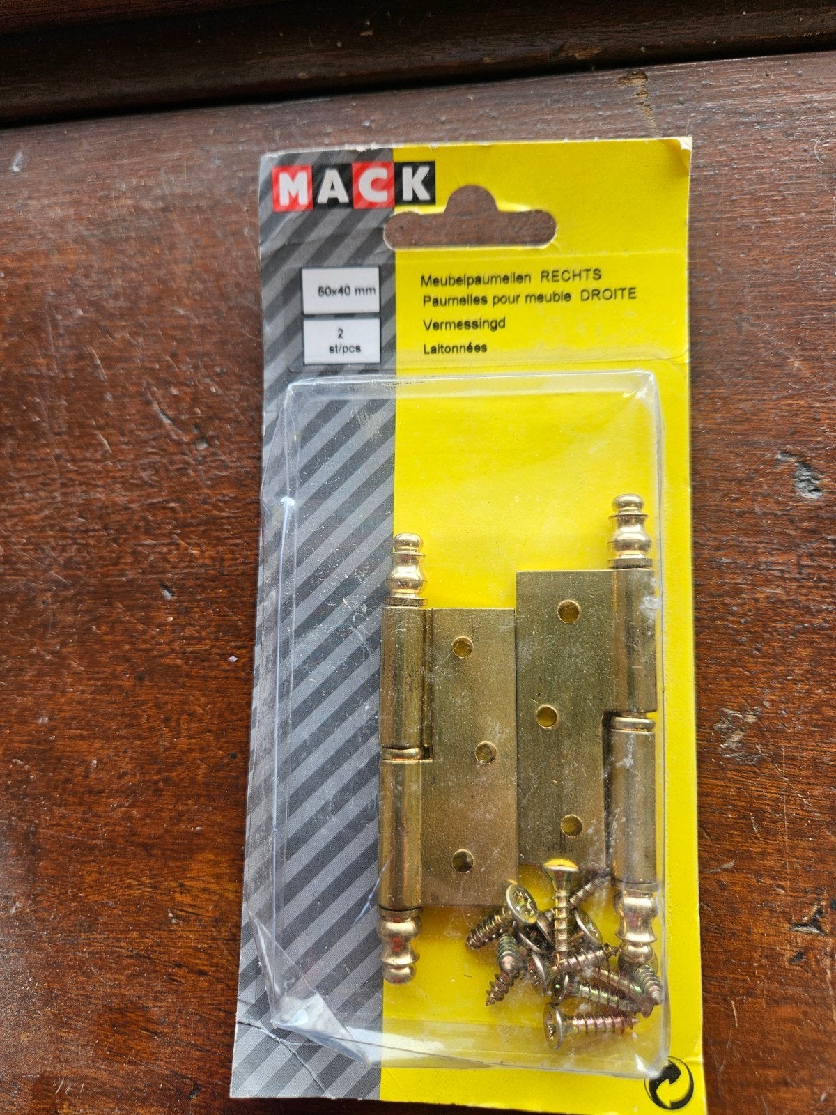 MACK Meubelpaumellen RECHTS 19 stuks, 50 tot 100 mm, Overige typen, Nieuw, Ophalen of Verzenden