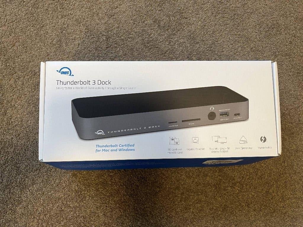OWC Thunderbolt 3 Dock, OWC, Ophalen of Verzenden, Zo goed als nieuw, Docking station