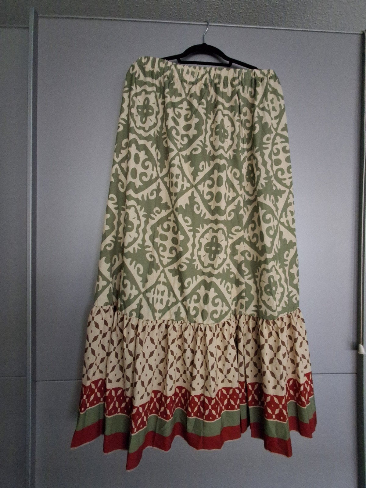 Lange rok met print - XXL, Kleding | Dames, Verzenden, Maat 46/48 (XL) of groter, Zo goed als nieuw, Onder de knie