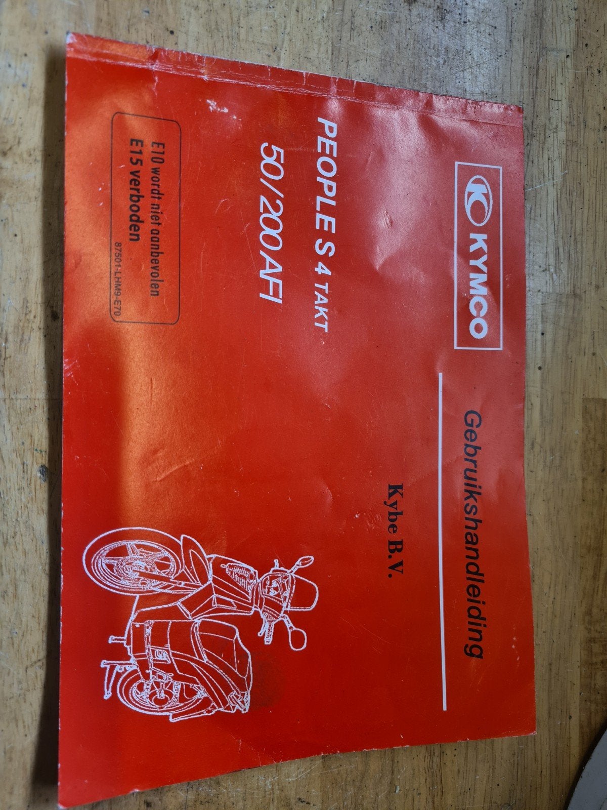 Kymco People S 4 Takt 50/200 AFI Gebruikershandleiding, Ophalen of Verzenden, Gebruikt