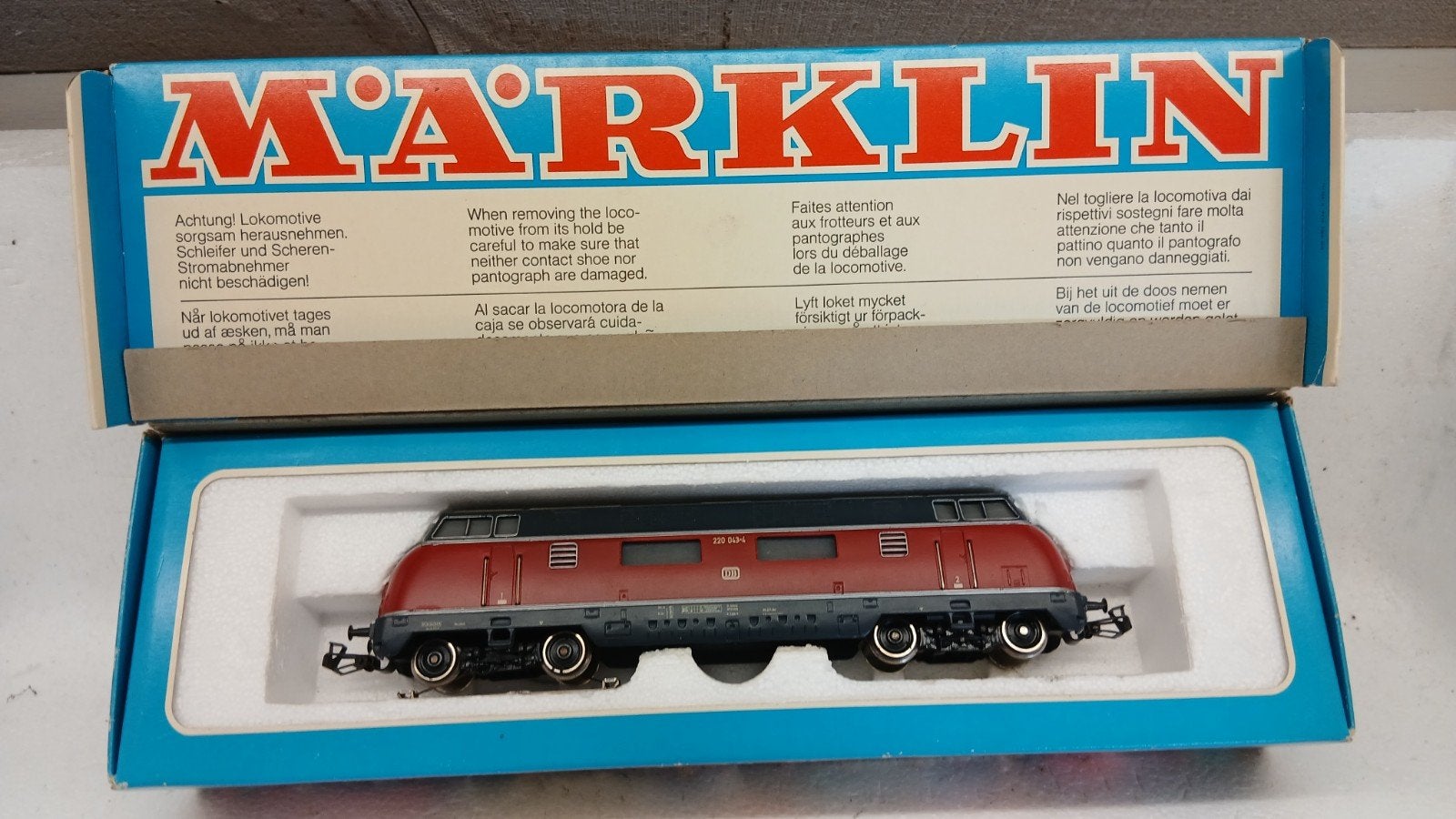 Marklin H0  - 3021 - Diesellokomotief van de DB., Hobby en Vrije tijd, Modeltreinen | H0, Wisselstroom, Gebruikt, Locomotief, Ophalen of Verzenden