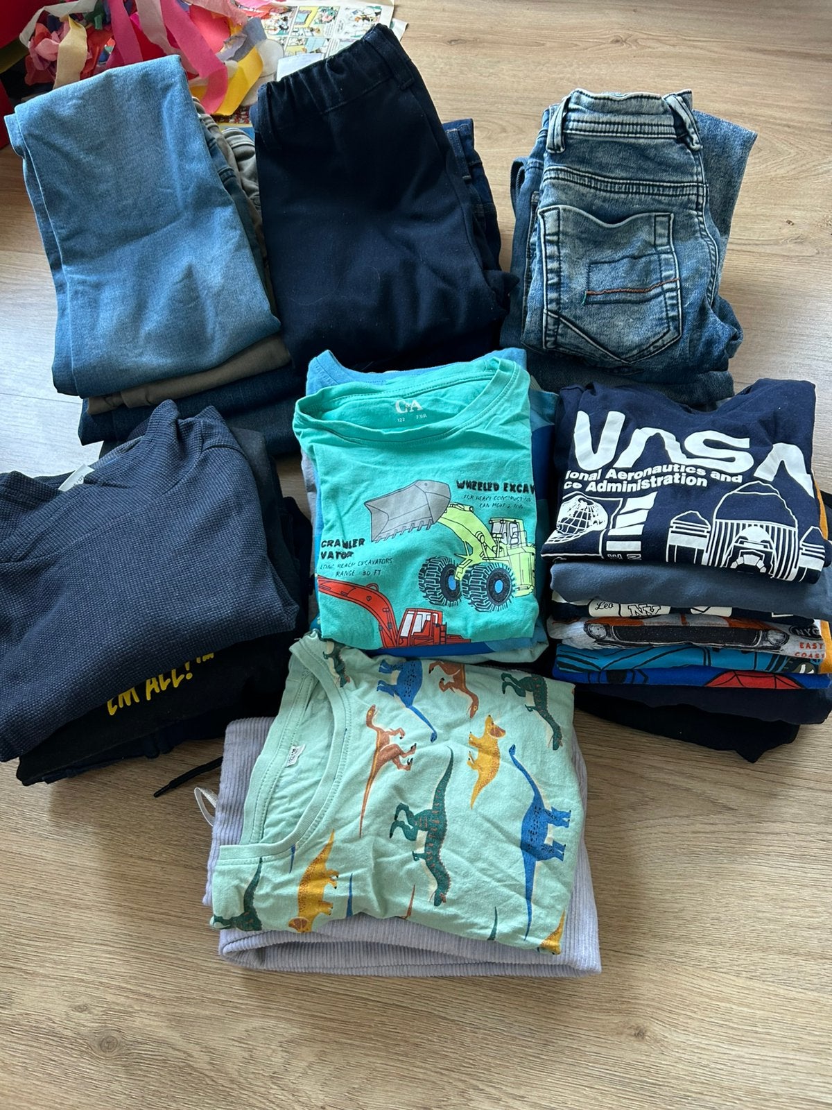 Kledingpakket mt 122-128, Kinderen en Baby's, Kinderkleding | Kinder-kledingpakketten, Ophalen, Gebruikt, Maat 128