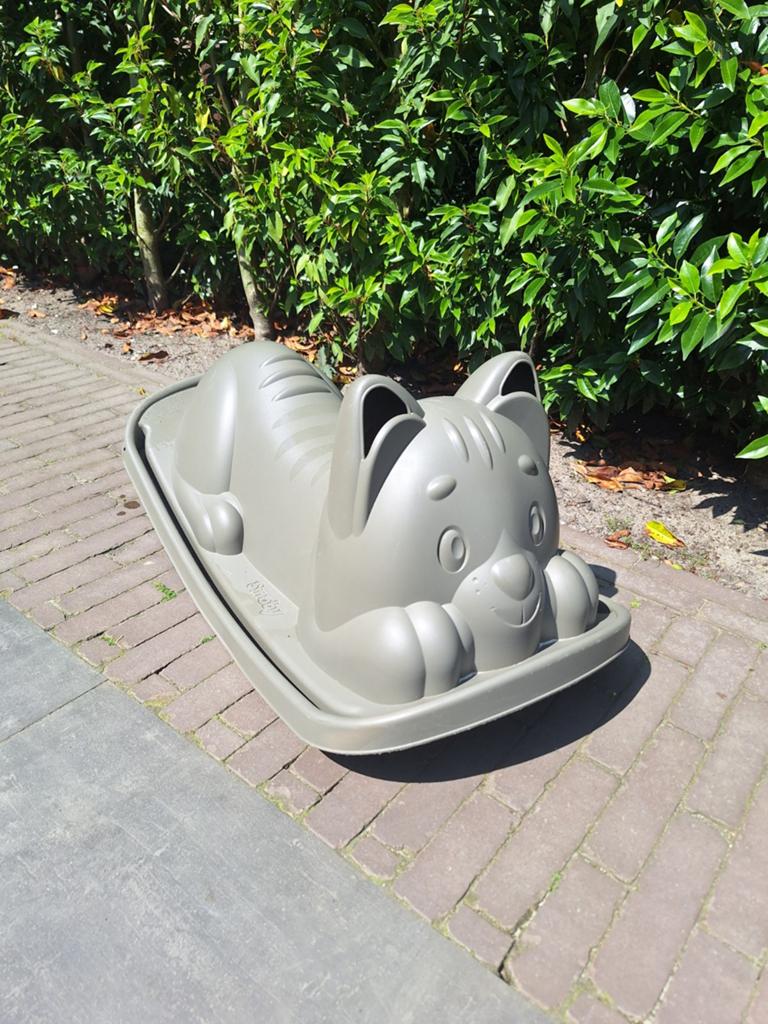 Smoby wipkip kat - Grijs, Kinderen en Baby's, Ophalen, Zo goed als nieuw