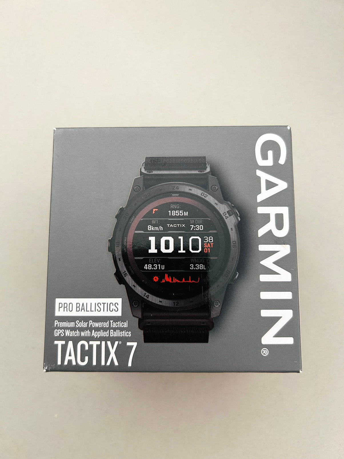 Garmin Tactix 7 Pro Solar Sapphire 51mm, Verzenden, Gebruikt
