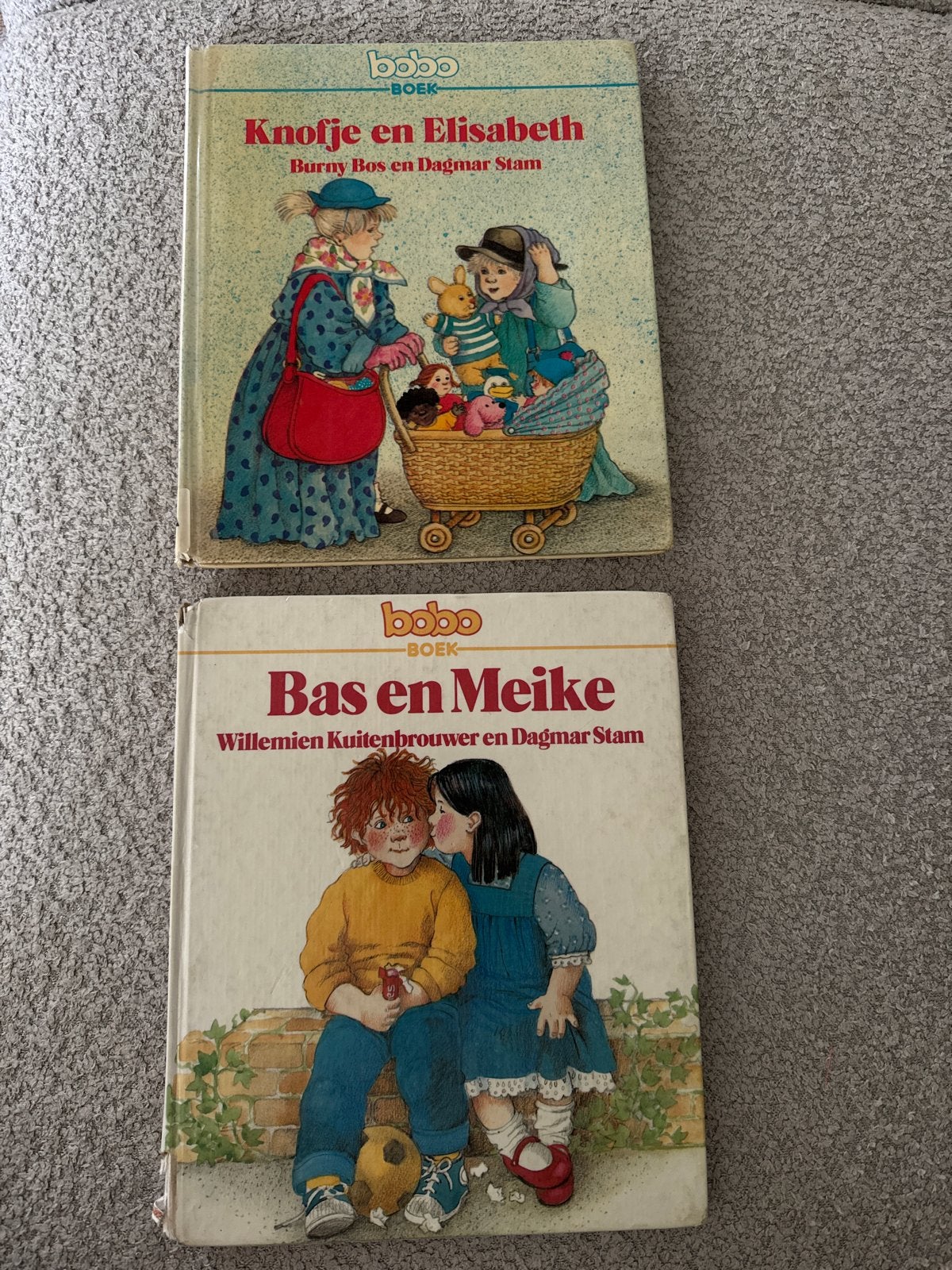 Vintage Bobo Boeken: Knofje en Elisabeth & Bas en Meike, Gelezen, Fictie algemeen, Jongen of Meisje, Ophalen of Verzenden