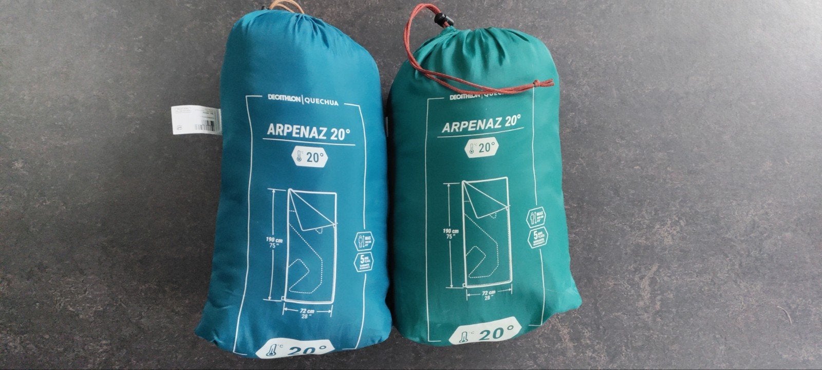Decathlon slaapzak 2x, Ophalen, Zo goed als nieuw