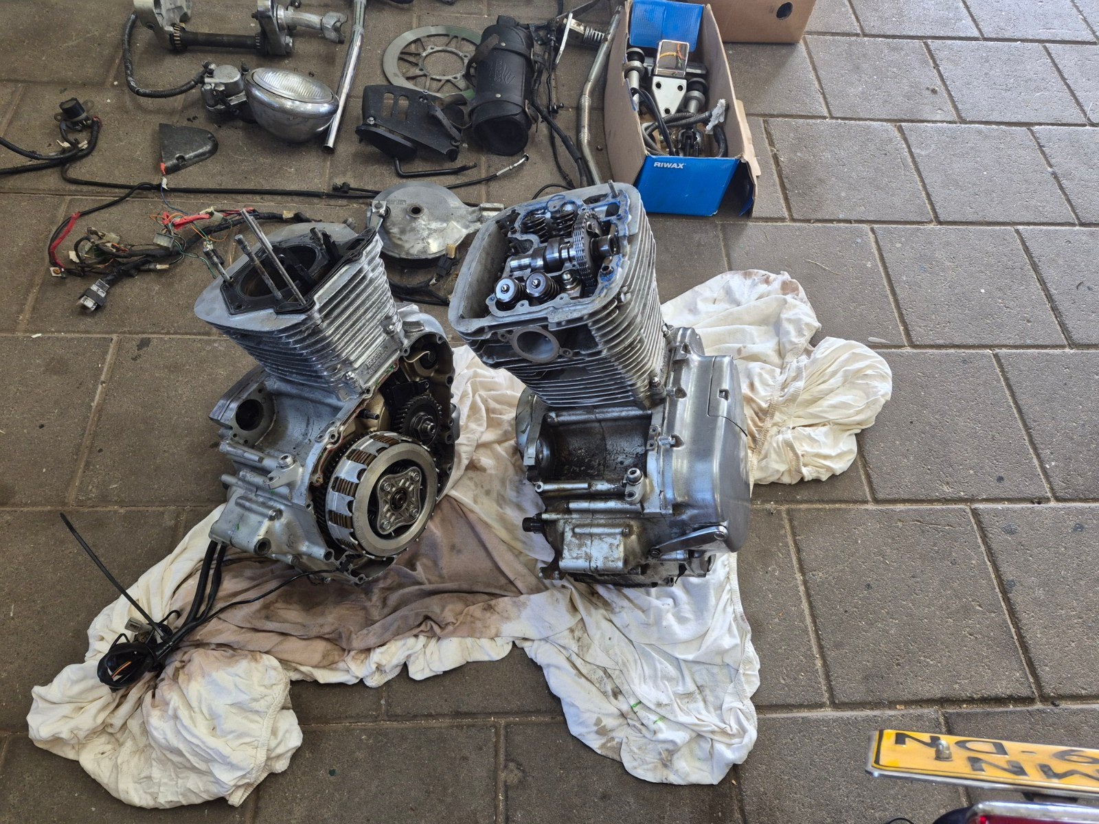 Suzuki LS650 Savage onderdelen, inclusief 2 motorblokken, Ophalen of Verzenden, Gebruikt