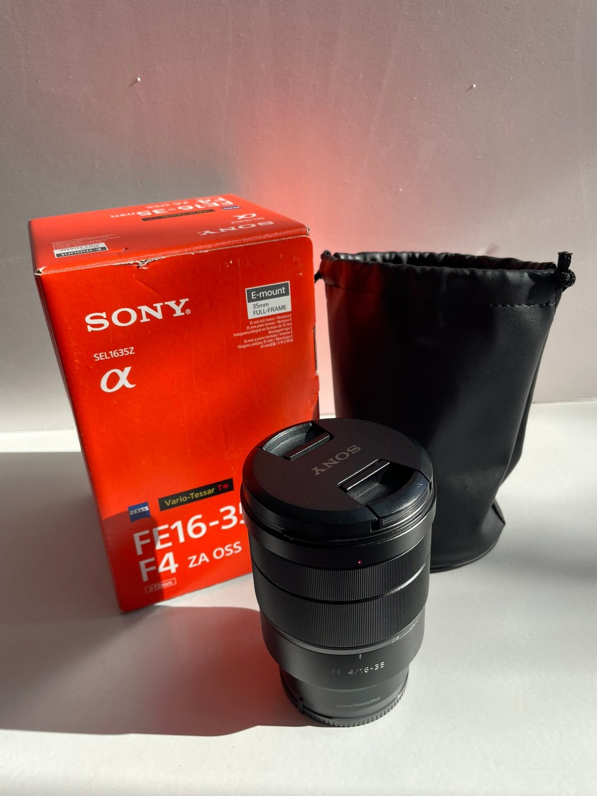 Sony FE 16-35mm F4 ZA OSS Vario-Tessar T topstaat!, Sony E-mount, Sony, Zo goed als nieuw, Zoom