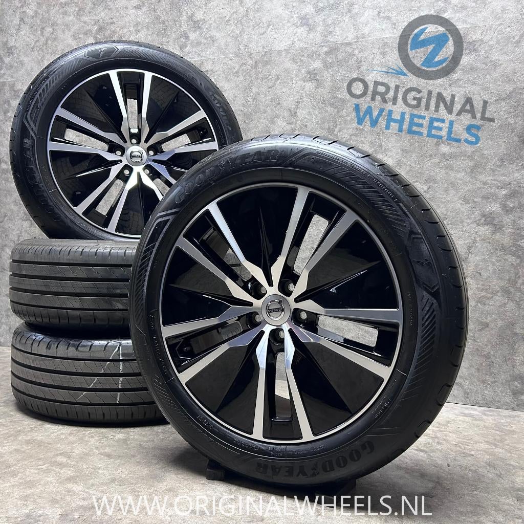 19 inch originele velgen + zomerbanden Volvo XC90, 19 inch, Gebruikt, Banden en Velgen, Ophalen of Verzenden