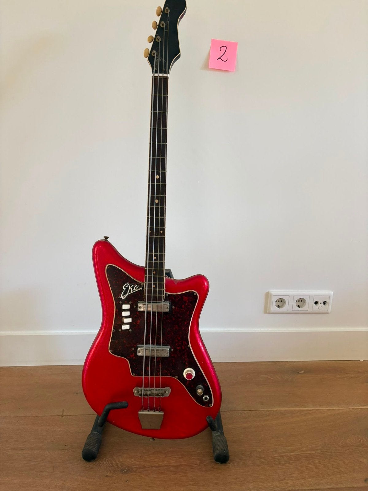Eko 500 vintage bas, Farida Jazz Bass en Kustom amp, Muziek en Instrumenten, Ophalen, Gebruikt