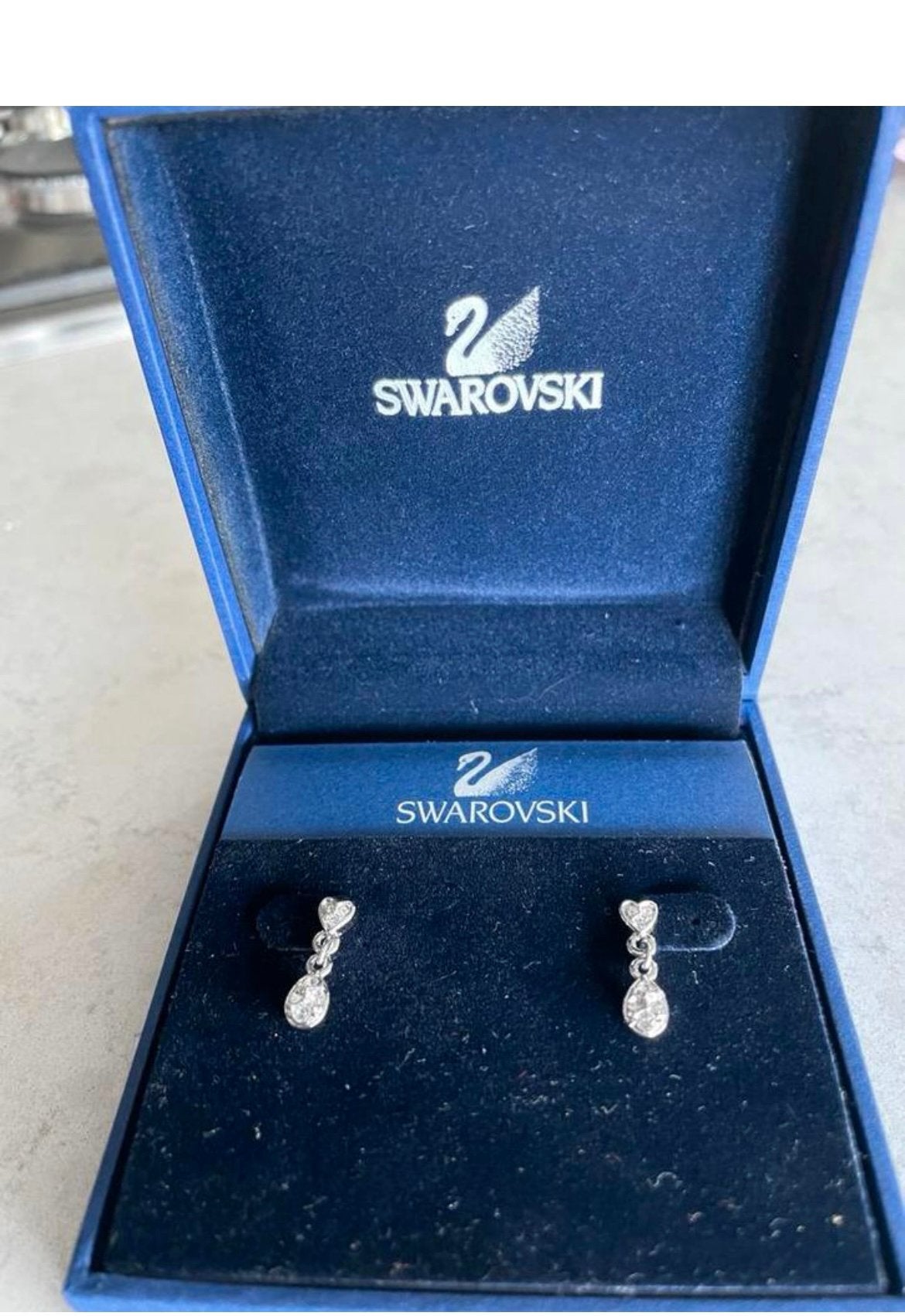 Swarovski Oorbellen. Nieuw!, Met kristal, Overige materialen, Wit, Nieuw