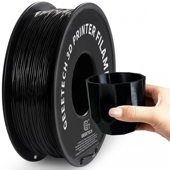 Geeetech Black TPU Filament 1.75mm, Computers en Software, 3D-printerbenodigheden, Ophalen of Verzenden, Nieuw, Filamentrollen