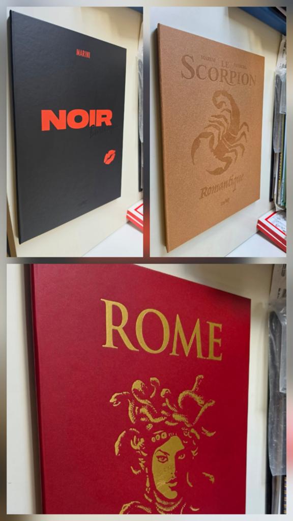 Marini 3  portfolio's, genummerd en gesigneerd, Eén stripboek, Ophalen of Verzenden, Zo goed als nieuw