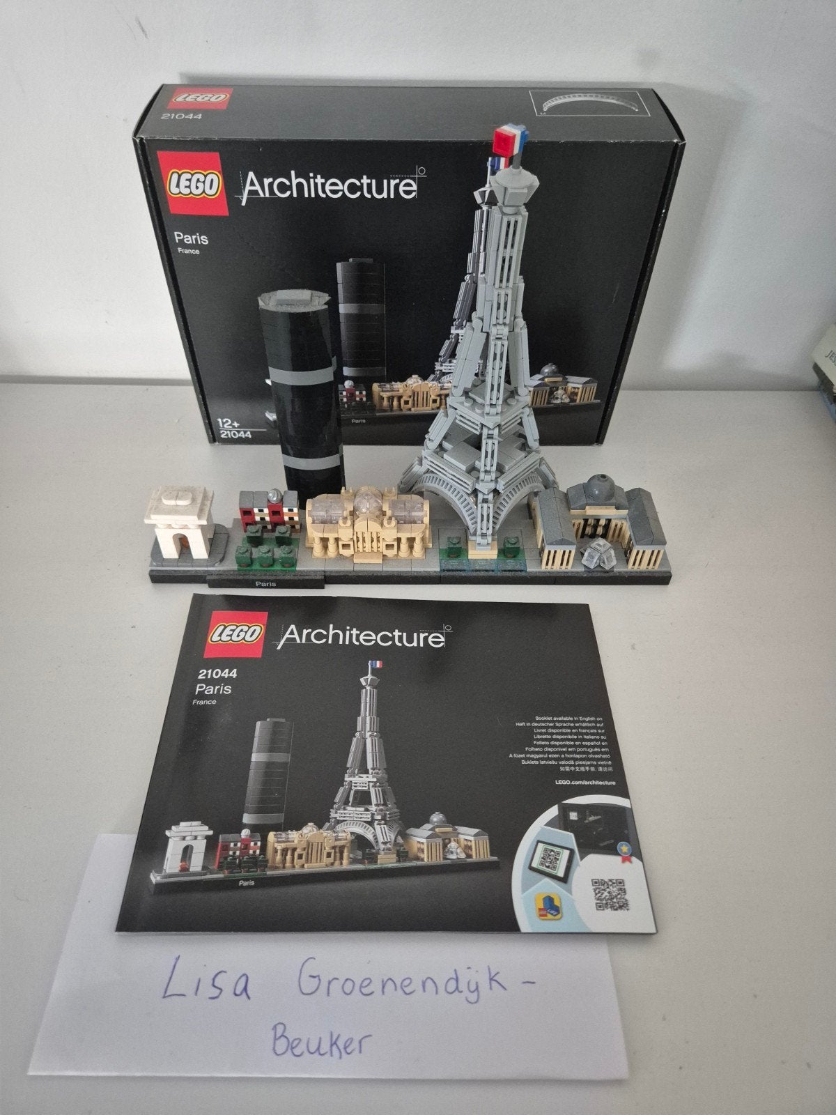 Lego set 21044 lego architectuur paris, Lego, Compleet, Architecture, Ophalen of Verzenden