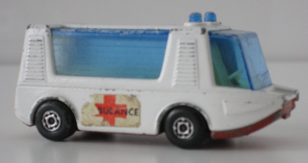 Matchbox Modelauto / Miniatuurauto Ambulance Ziekenauto, Ophalen of Verzenden, Gebruikt, Auto, Matchbox