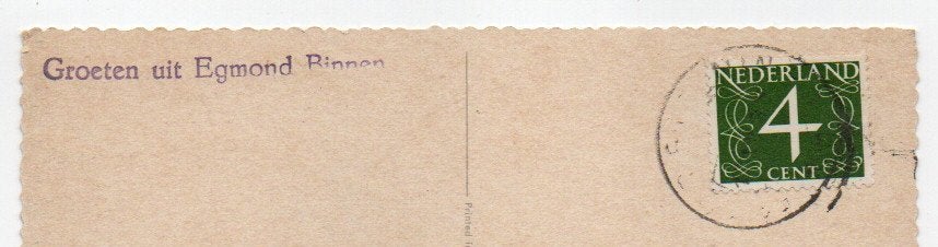 Groeten uit Egmond Binnen, Ophalen, 1960 tot 1980, Gelopen, Noord-Holland