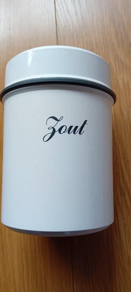 Zout bus plastic, Gebruikt, Kunststof, Ophalen of Verzenden, Voorraadpot