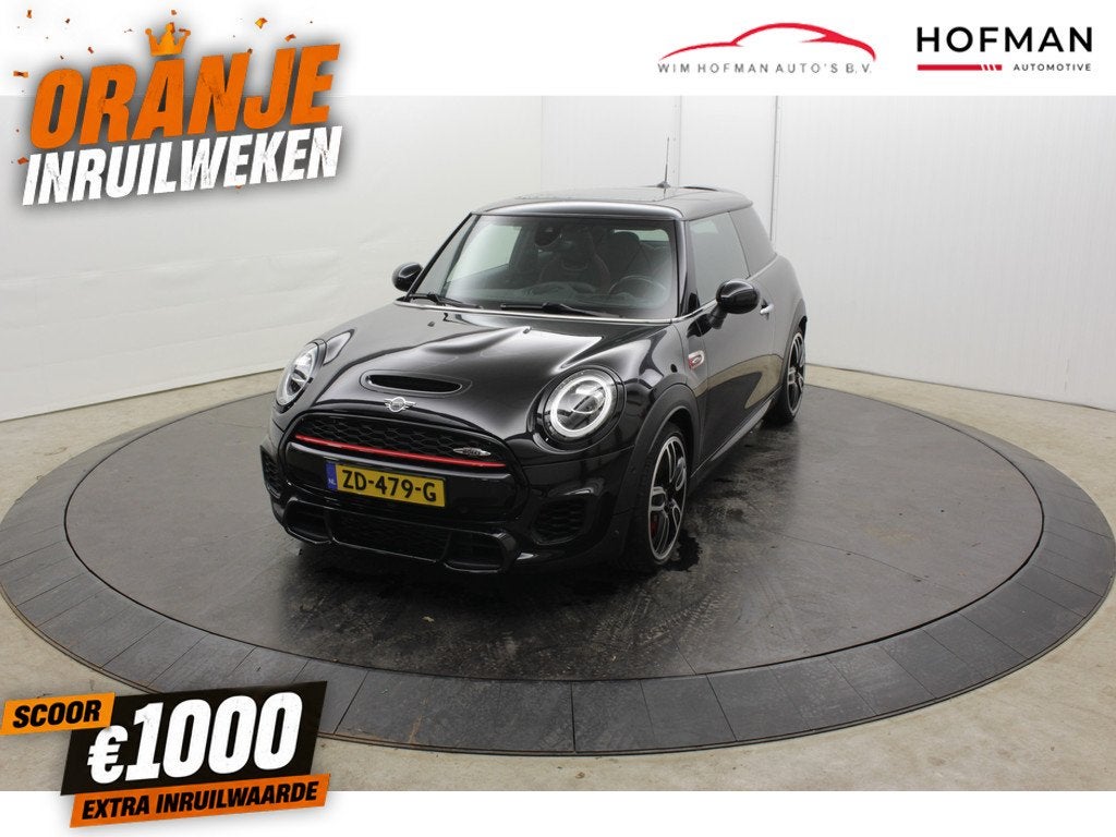 MINI 2.0 John Cooper Works 232PK Panodak Leder Camera head-U, Auto's, Mini, Bedrijf, Te koop, John Cooper Works, ABS, Achteruitrijcamera