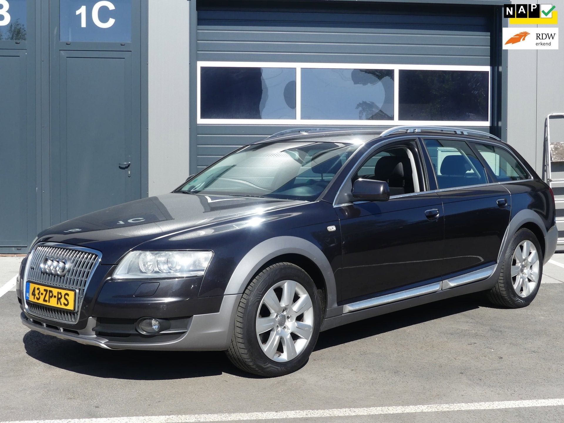 Audi A6 allroad quattro 3.2 FSI Pro Line Automaat ECC Navi X, Auto's, Audi, Automaat, Gebruikt, Zwart, Origineel Nederlands