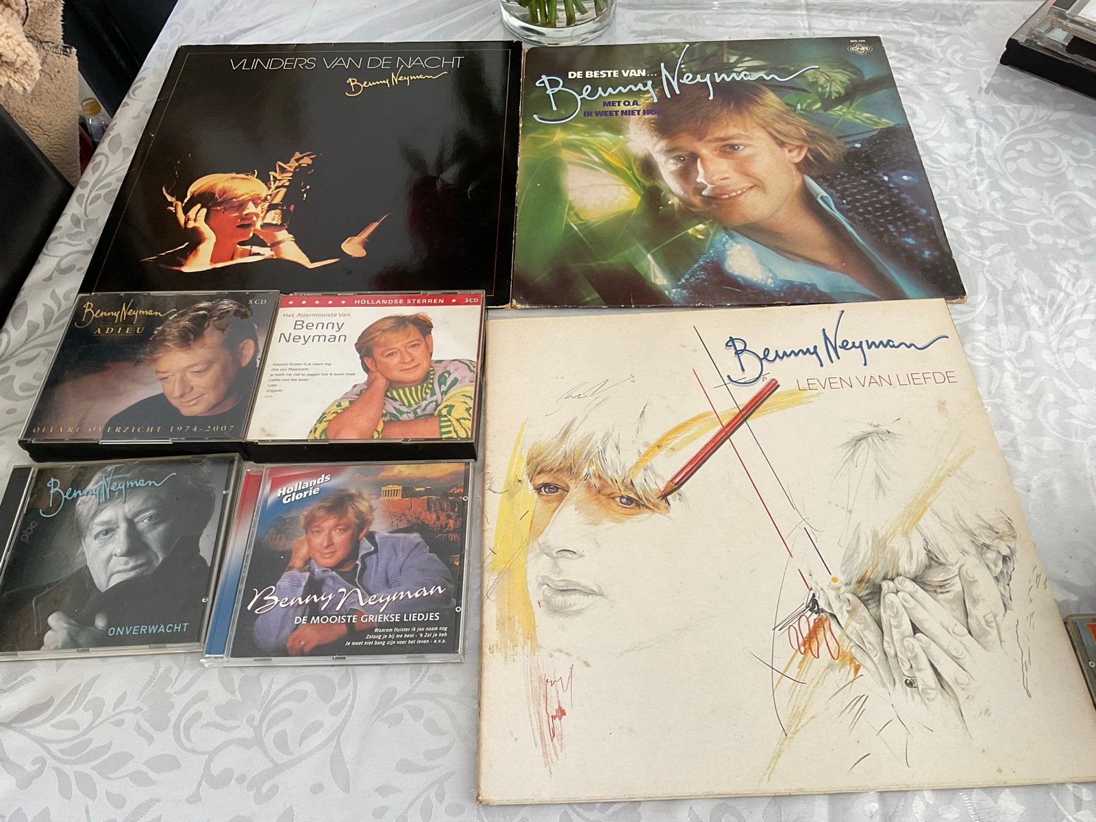 Benny Neyman CD's en LP's - Diverse albums, Ophalen of Verzenden, Gebruikt, Levenslied of Smartlap, Album