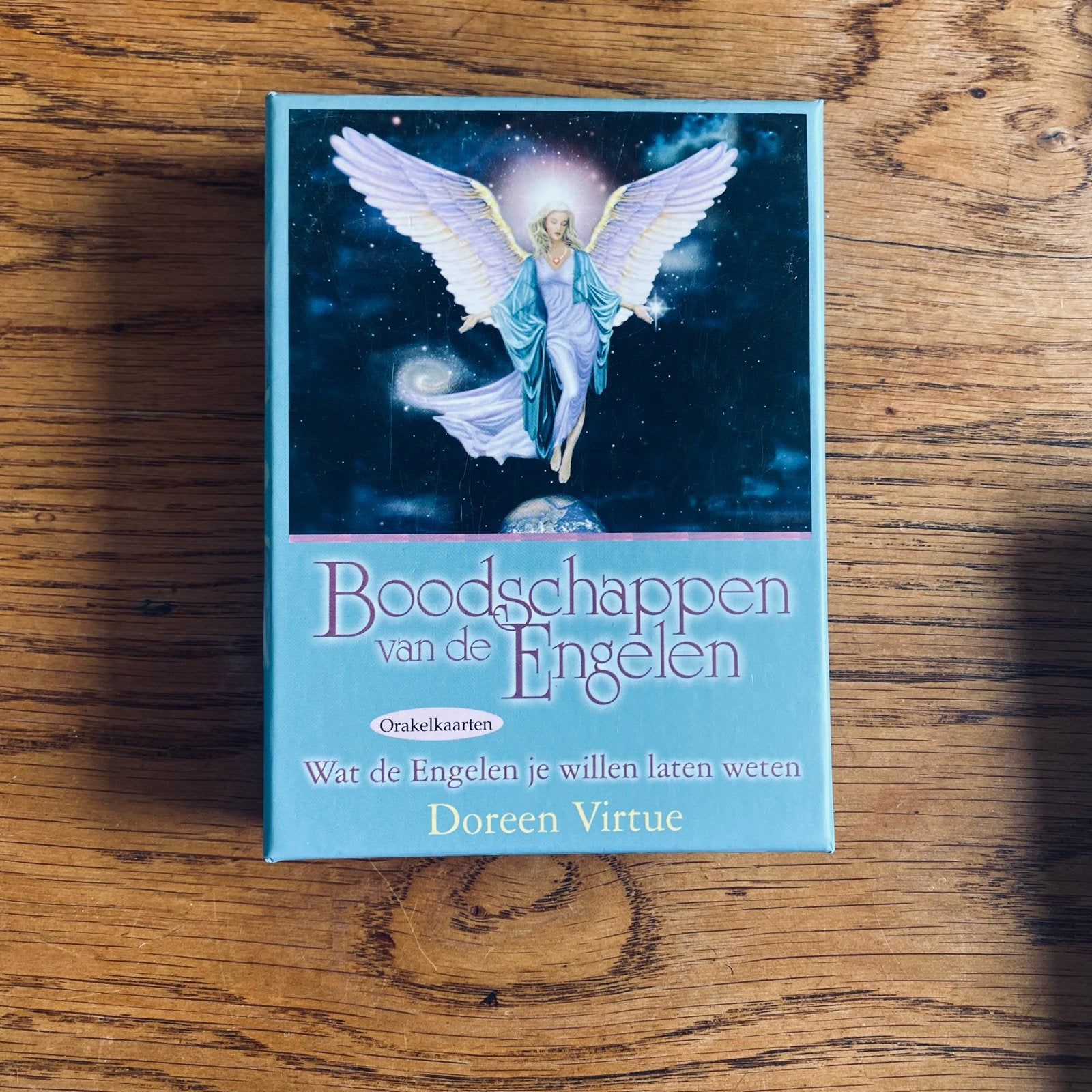 Boodschappen van de Engelen - Doreen Virtue Orakelkaarten, Boeken, Esoterie en Spiritualiteit, Ophalen of Verzenden, Zo goed als nieuw