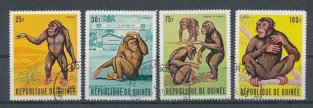 Guinee 1969 M532-535 gest., Ophalen of Verzenden, Guinee, Gestempeld