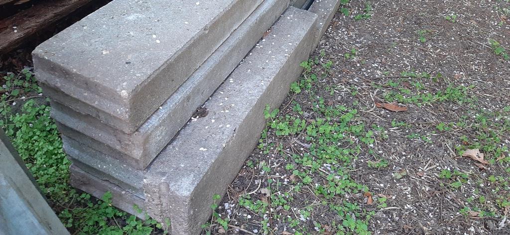 Trottoirband opsluitband trottoirbanden opsluitbanden, Tuin en Terras, Ophalen, Beton, Minder dan 5 m², Overige typen