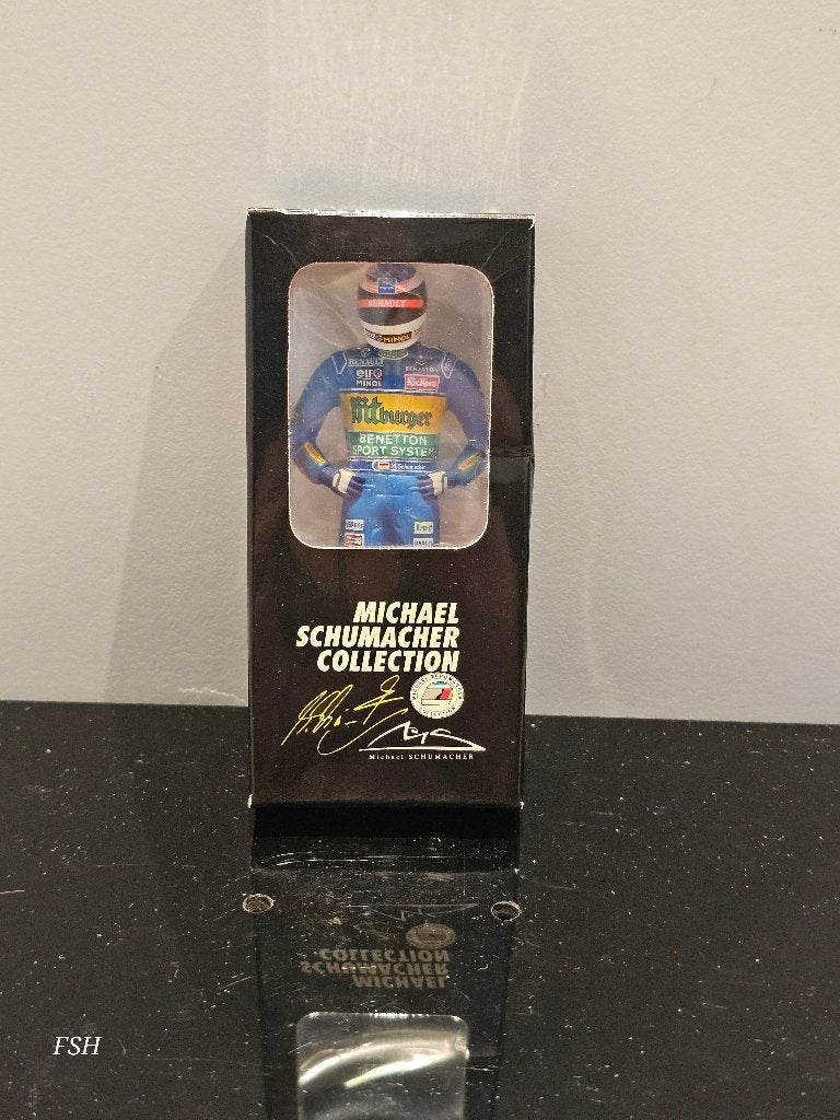 Benetton F1, Michael Schumacher figuur schaal 1:18. *NIEUW*, Ophalen of Verzenden, Nieuw, Formule 1