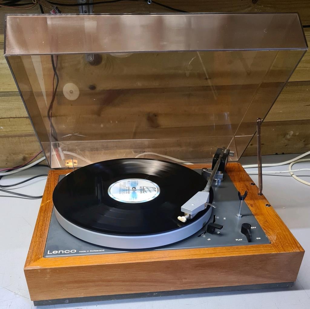 Lenco platenspeler B52 MK2 vintage met shure m75 element, Ophalen, Overige merken