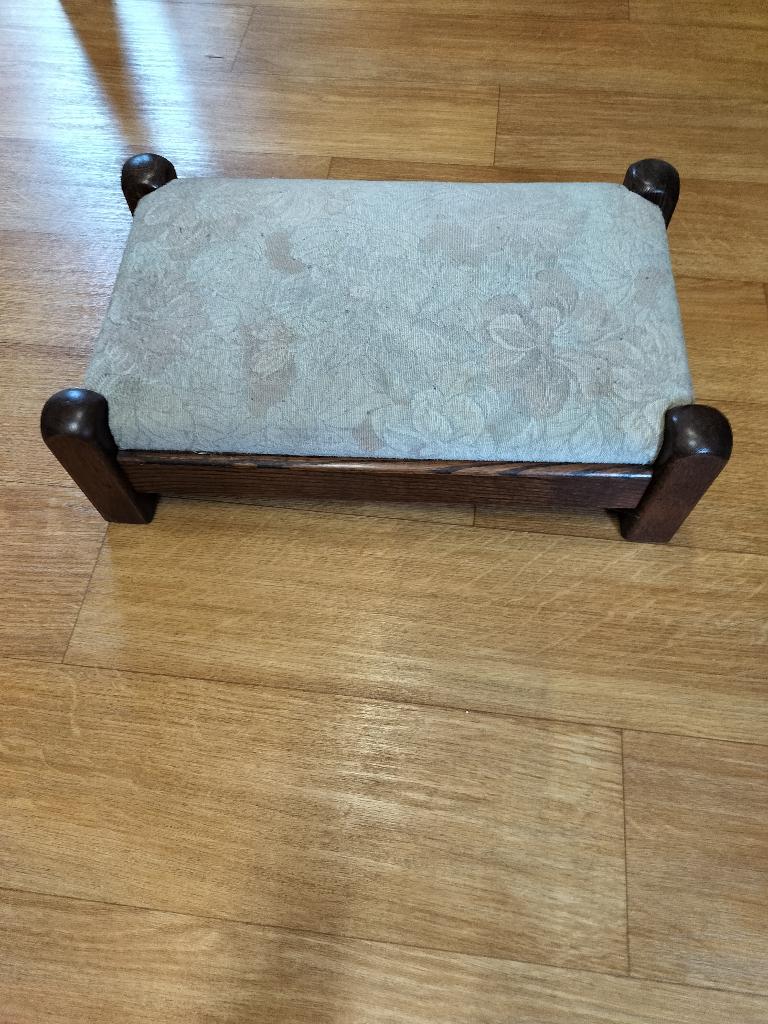 Voetenbank, Ophalen, Minder dan 50 cm, Gebruikt, Stof
