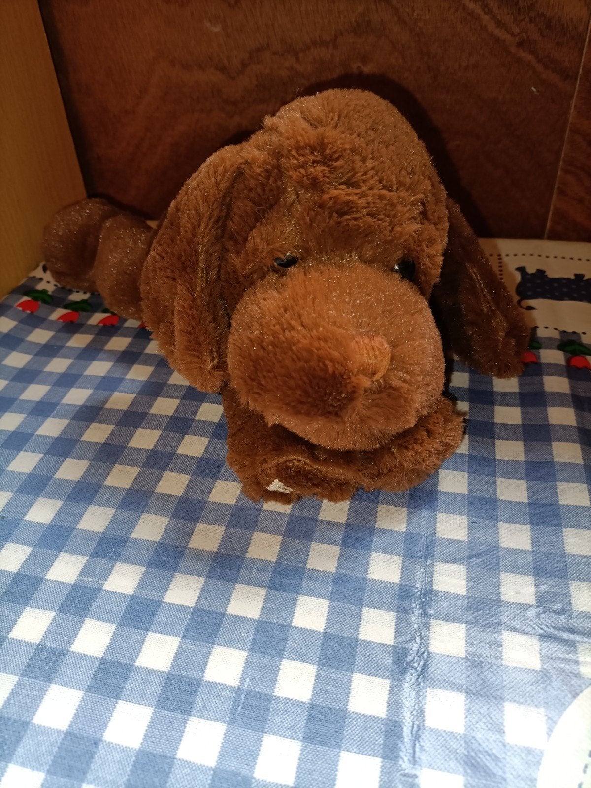 Hulphond Flip de hond knuffel bruin 26 cm, Ophalen of Verzenden, Zo goed als nieuw