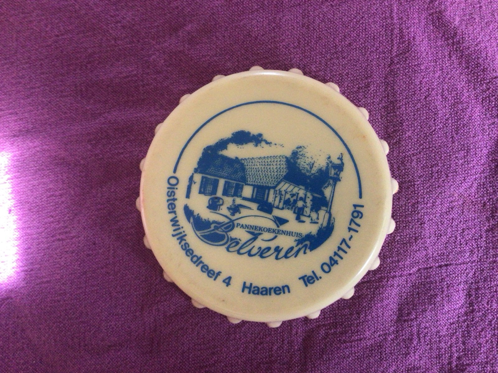 Flesopener Pannenkoekenhuis Belveren Haaren, Verzamelen, Ophalen of Verzenden, Gebruikt