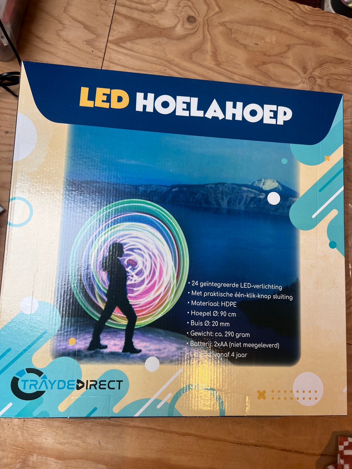 Nieuw LED Hoelahoep in doos 24 Geïntegreerde LED-verlichting, Ophalen of Verzenden, Nieuw, Hoelahoep