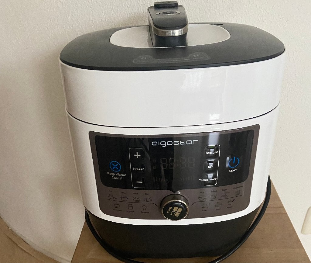 Aigostar Multi Pressure Cooker - Multicooker met Timer, Ophalen, Timer, Zo goed als nieuw