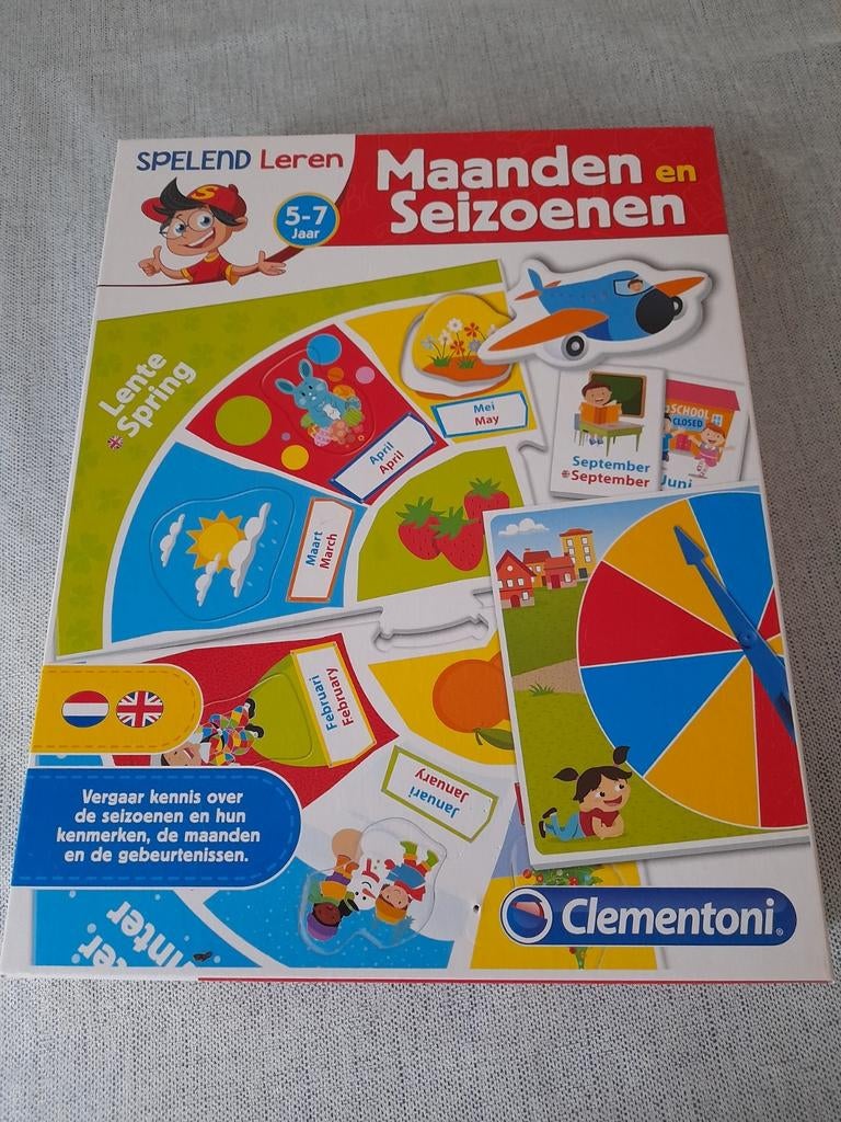 Clementoni Maanden en Seizoenen - Leerzaam Spel, Ophalen of Verzenden, Zo goed als nieuw, Ontdekken