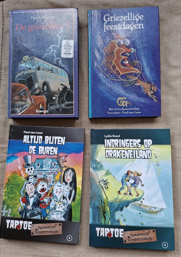 spannende jongensboeken, griezelboeken,, Ophalen, Zo goed als nieuw, Fictie algemeen