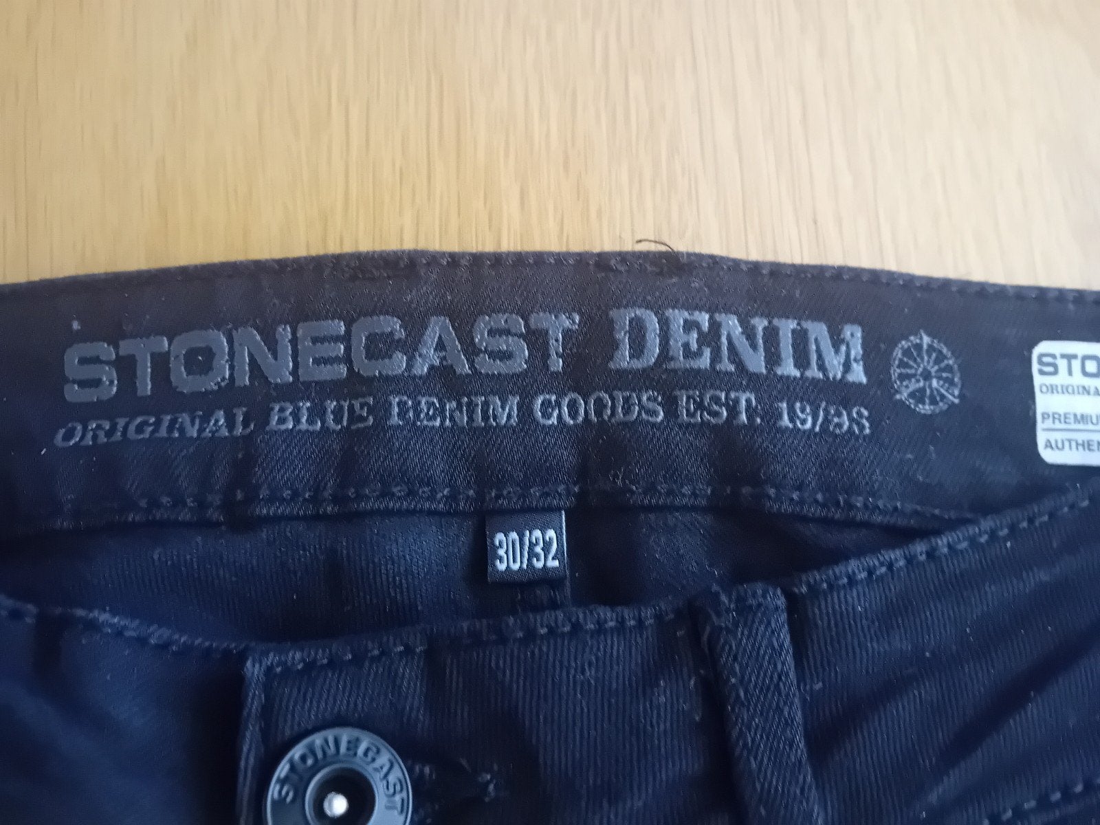Te koop heren zwarte stretch spijkerbroek, Ophalen, Nieuw, Zwart, W32 (confectie 46) of kleiner