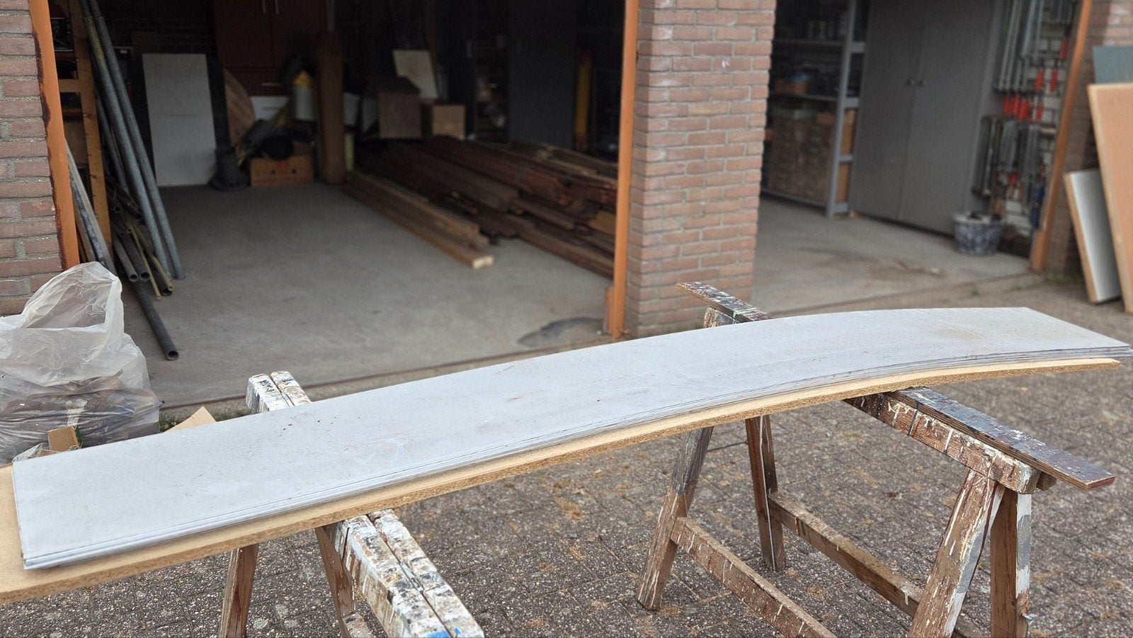 alumiminium platen - 1 mm dik, Doe-het-zelf en Verbouw, Ophalen, Zo goed als nieuw, Aluminium
