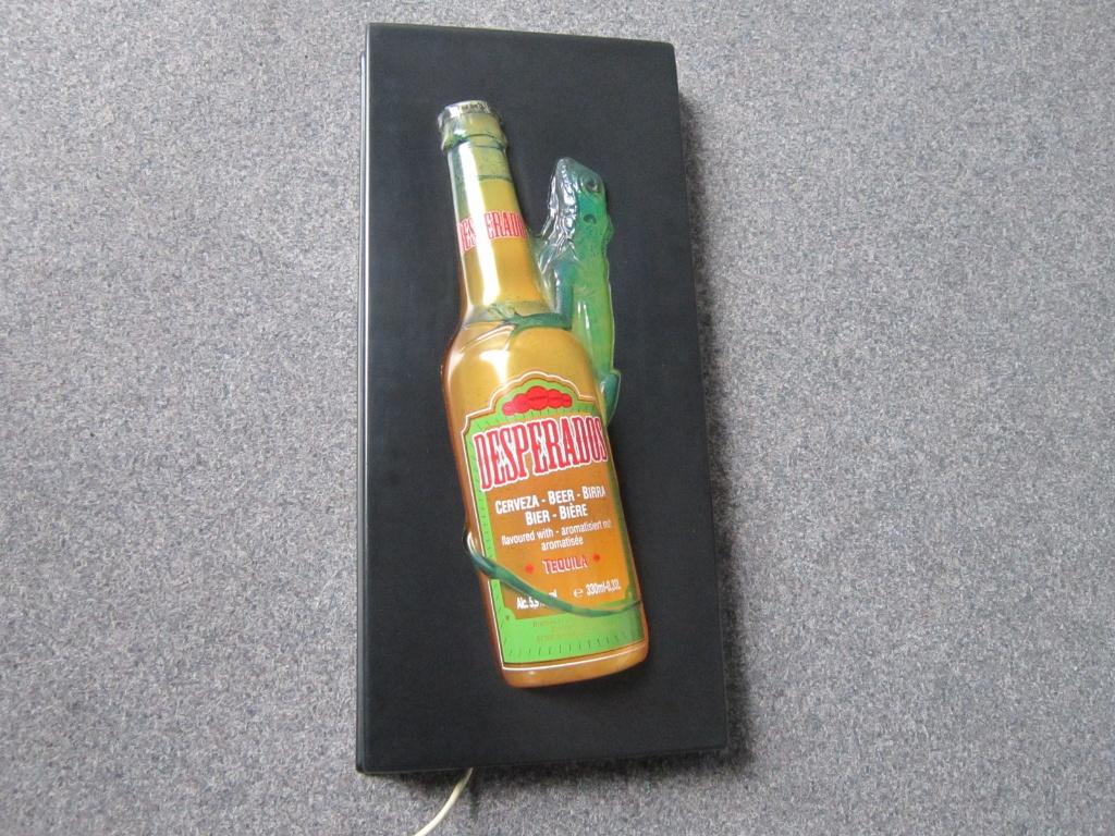 DESPERADOS BIER 3D LICHTRECLAME, Verzamelen, Ophalen, Zo goed als nieuw, Overige typen, Overige merken