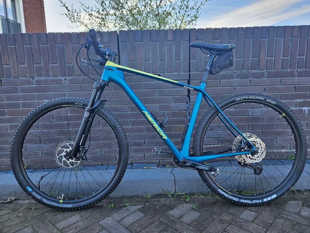 Merida mountainbike 29'er Big Nine 3000 Carbon, Fietsen en Brommers, Hardtail, Merida, Ophalen of Verzenden, Zo goed als nieuw