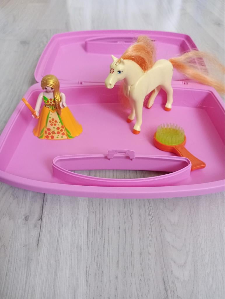 Playmobil Prinses met Paard in Koffer, Ophalen of Verzenden, Gebruikt