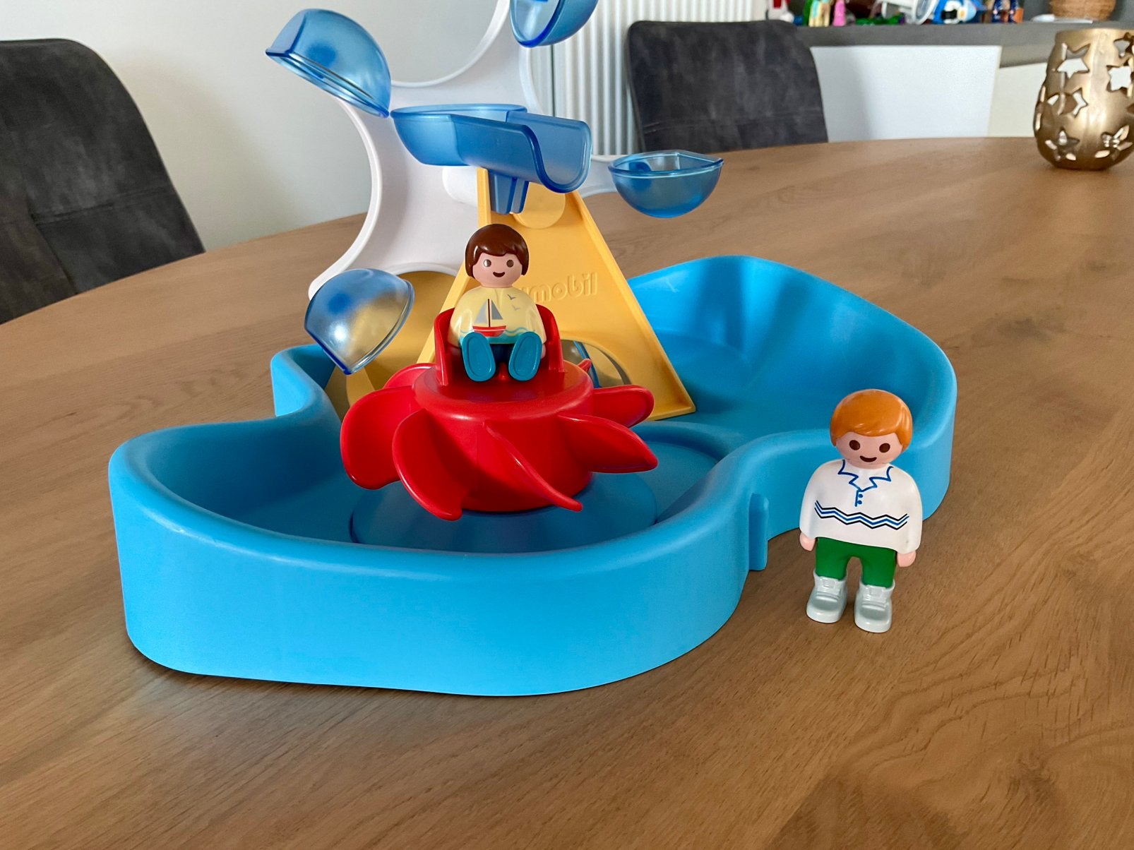 Playmobil 123 : Aqua Waterrad met carrousel- 70268, Kinderen en Baby's, Ophalen, Zo goed als nieuw
