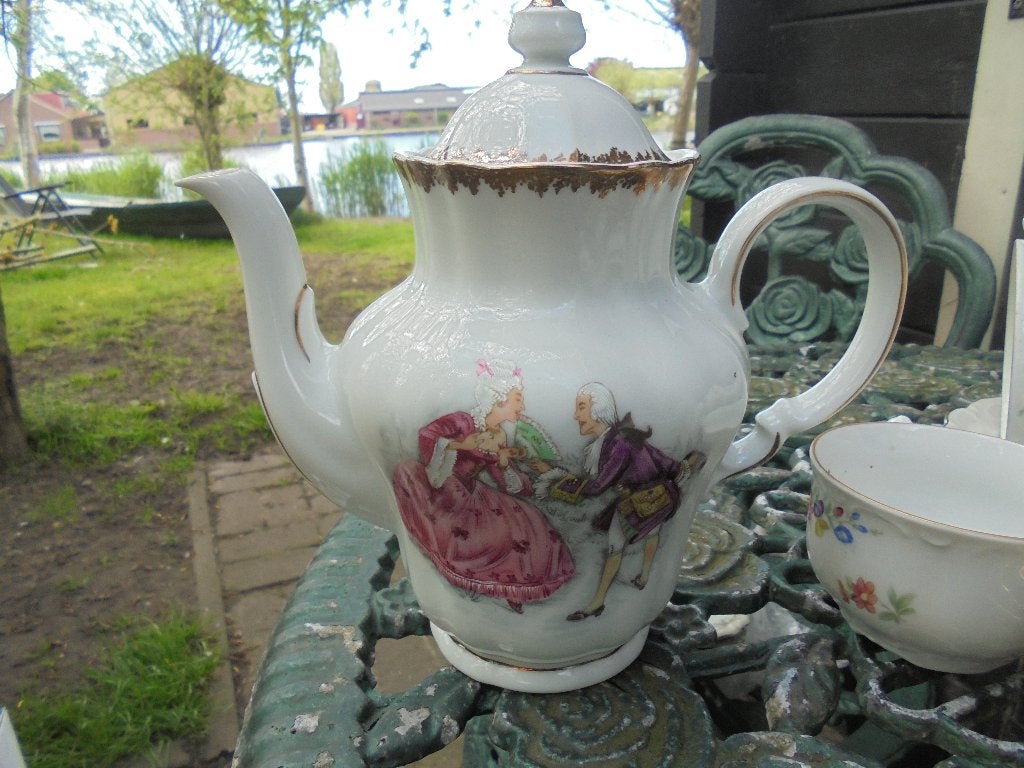 Klein Koffiepotje Winterling Bavaria romantische afbeelding, Ophalen of Verzenden
