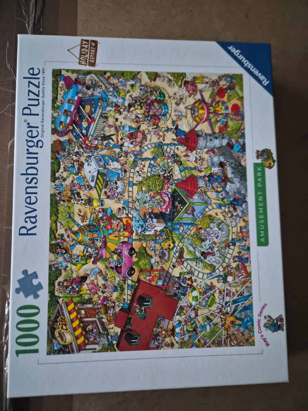 Ravensburger Legpuzzel 1000 stukjes - Amusement Park, Hobby en Vrije tijd, Denksport en Puzzels, Ophalen of Verzenden, 500 t/m 1500 stukjes