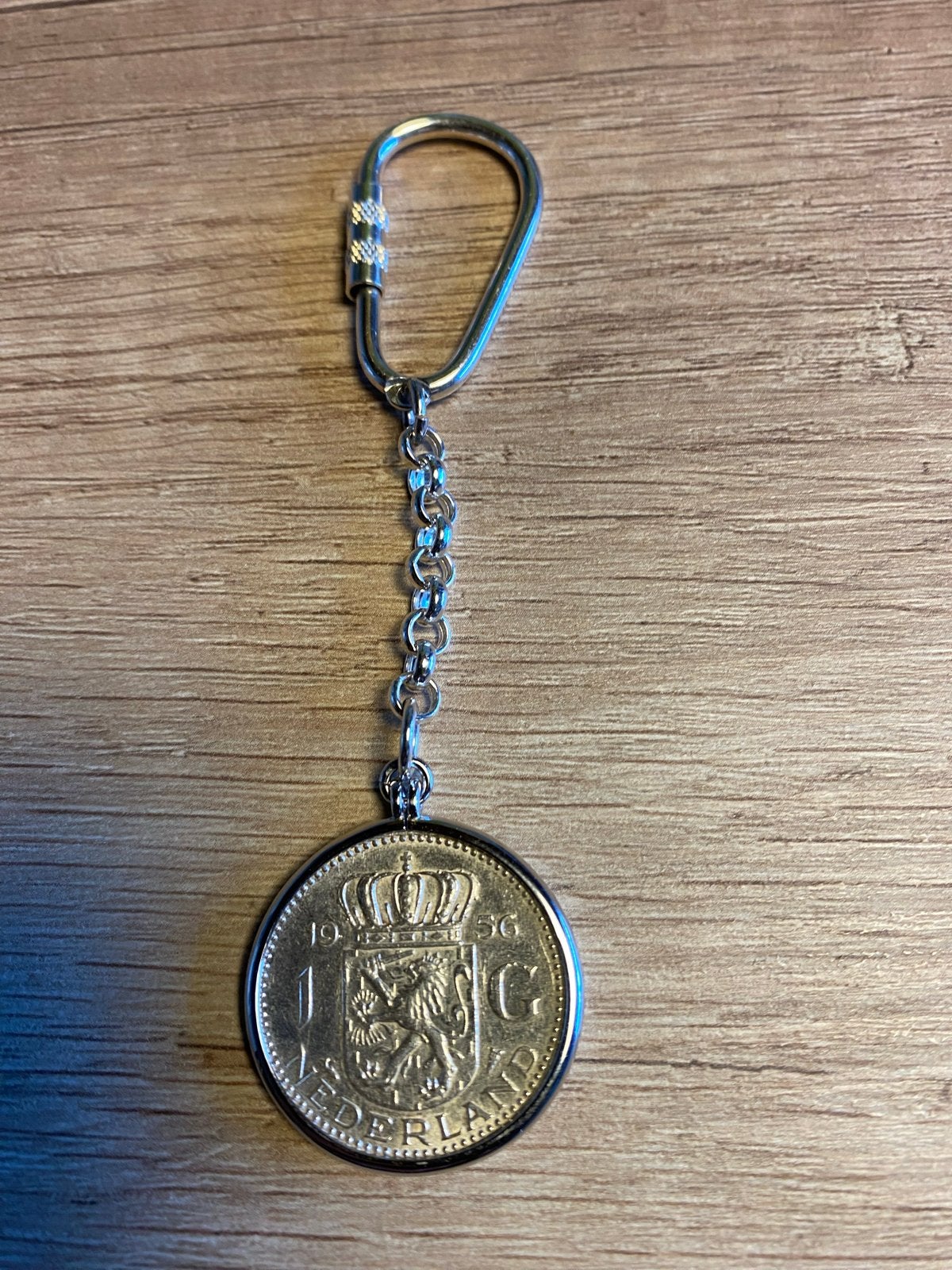 Vintage Sleutelhanger met Nederlandse Munt (1956), Ophalen of Verzenden, Nieuw, Overige typen