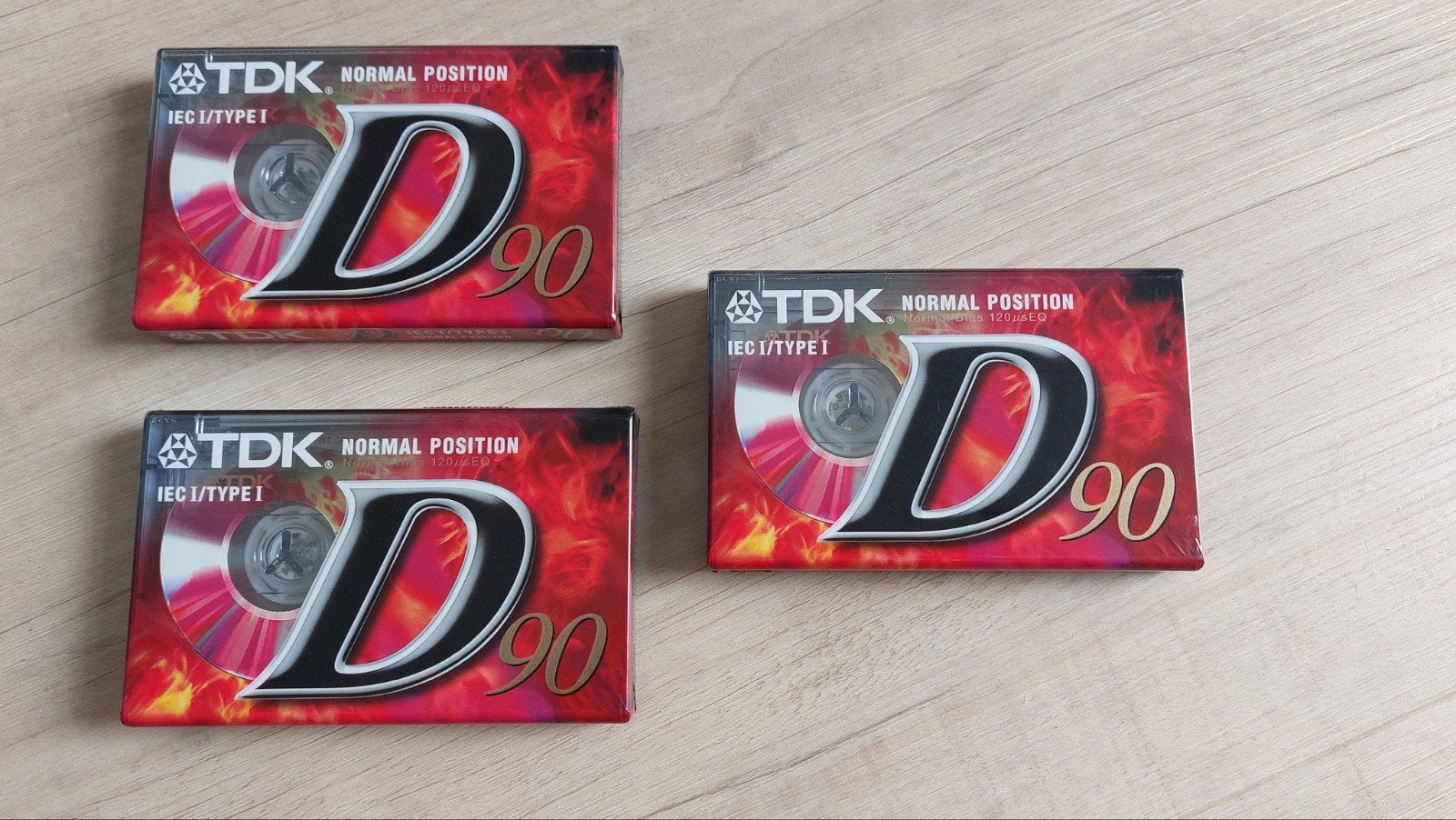 3x TDK D90 Cassettebandjes - Nieuw in verpakking, Cd's en Dvd's, 2 t/m 25 bandjes, Overige genres, Ophalen of Verzenden, Nieuw in verpakking