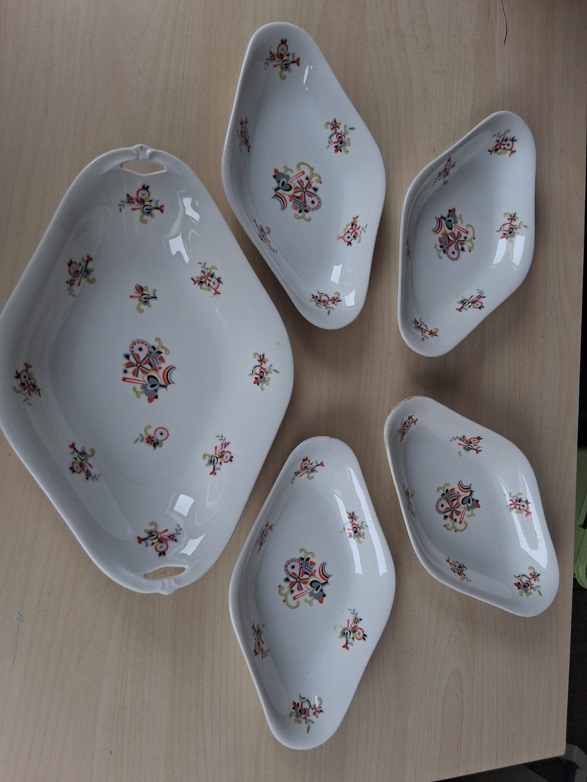 Vintage schalen set A. Jungerhans Rotterdam, Antiek en Kunst, Ophalen